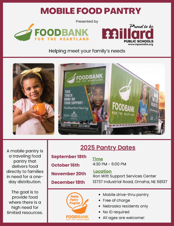 Mobile Food Pantry Dates