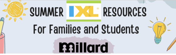 Summer IXL Resources for families and students